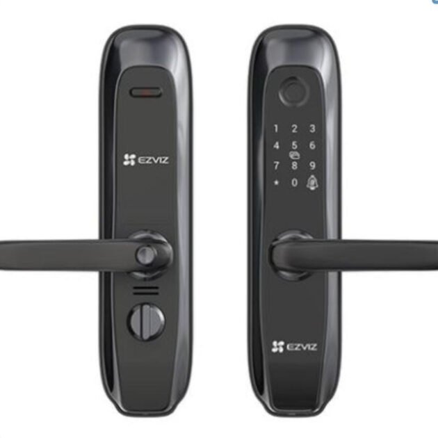 قفل الباب الذكي EZVIZ L2 - أمان فائق بـ 4 طرق لفتح القفل وتنبيه أمني مدمج