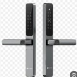 قفل الباب الذكي المتطور EZVIZ DL06 - تصميم سحب ودفع عصري بـ 5 طرق فتح وأمان بيومتري فائق