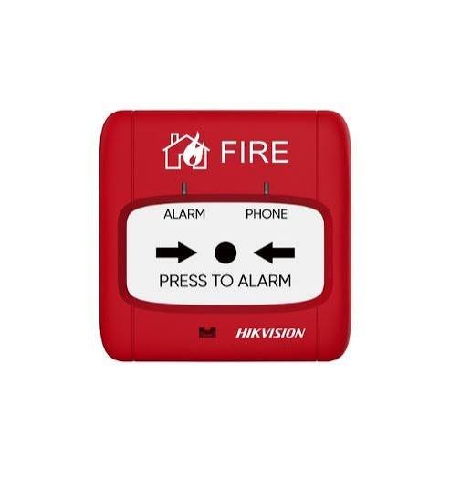 نقطة إنذار حريق يدوية Hikvision HF-CMP1 - كاسر زجاج ذكي بتصميم احترافي